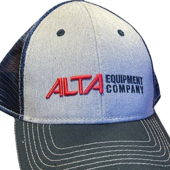 Alta Equipment Co. Trucker Hat Mesh Snapback Workwear Industrial Cap - Picture 1 of 4